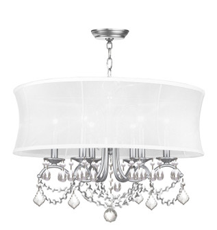 Newcastle Six Light Chandelier in Brushed Nickel (107|6306-91)