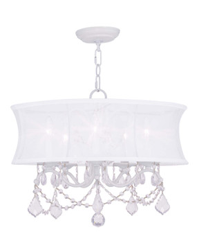 Newcastle Five Light Chandelier in White (107|6305-03)