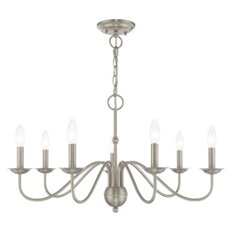 Windsor Seven Light Chandelier in Brushed Nickel (107|52167-91)