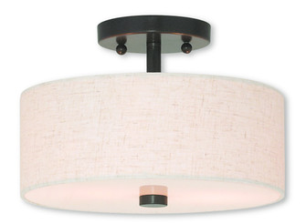 Monroe Two Light Ceiling Mount in English Bronze (107|52133-92)