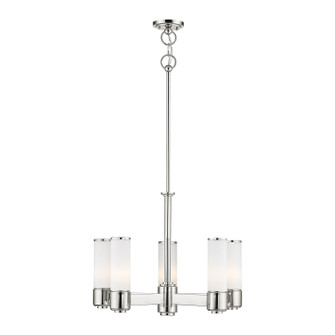 Weston Six Light Chandelier in Polished Nickel (107|52105-35)