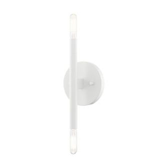 Copenhagen Two Light Wall Sconce in White (107|51172-03)