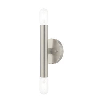 Copenhagen Two Light Wall Sconce in Brushed Nickel (107|51132-91)