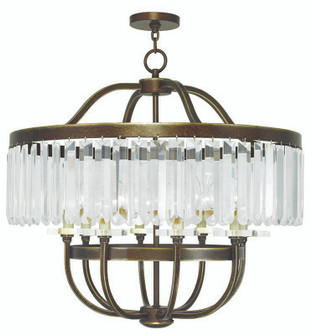 Ashton Eight Light Chandelier in Hand Applied Palacial Bronze (107|50548-64)