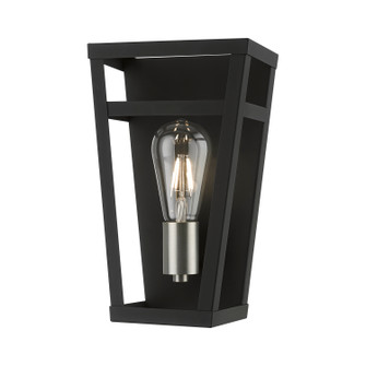 Schofield One Light Wall Sconce in Black w/Brushed Nickel (107|49567-04)