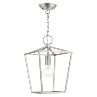 Devone One Light Convertible Semi Flush/Lantern in Brushed Nickel (107|49432-91)