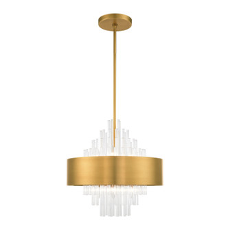 Orenburg Eight Light Chandelier in Natural Brass (107|48874-08)