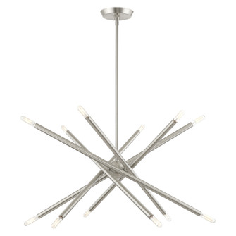 Soho 12 Light Chandelier in Brushed Nickel (107|46776-91)