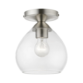 Catania One Light Semi-Flush Mount in Brushed Nickel (107|46500-91)