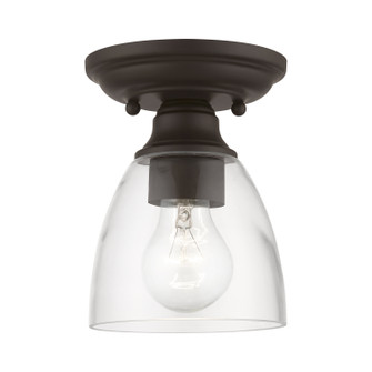 Montgomery One Light Semi-Flush Mount in Bronze (107|46331-07)