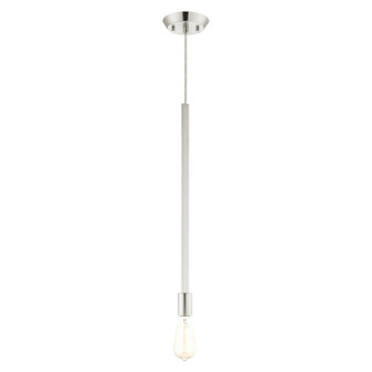 Prague One Light Pendant in Brushed Nickel (107|45831-91)