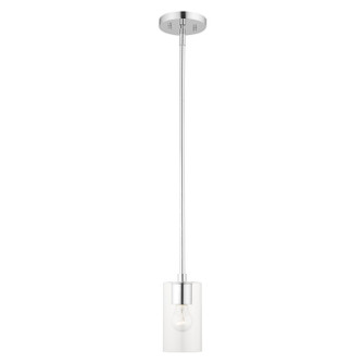 Zurich One Light Pendant in Polished Chrome (107|45477-05)