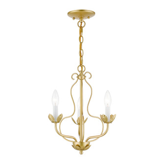 Katarina Three Light Chandelier in Soft Gold (107|42903-33)