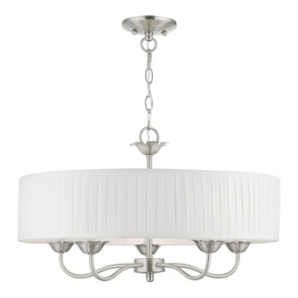 Edinburgh Five Light Pendant in Brushed Nickel (107|41775-91)