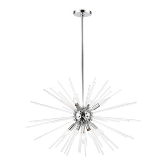 Utopia Nine Light Chandelier in Polished Chrome (107|41255-05)