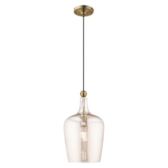 Avery One Light Mini Pendant in Antique Brass (107|41226-01)