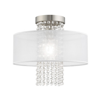 Bella Vista One Light Ceiling Mount in Brushed Nickel (107|41125-91)