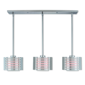 Hilliard Three Light Linear Chandelier in Polished Chrome (107|41033-05)