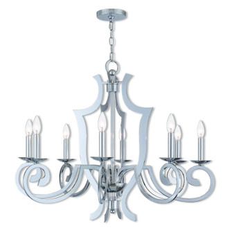 Aldrich Eight Light Chandelier in Polished Chrome (107|41008-05)