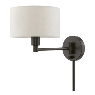 Swing Arm Wall Lamps One Light Swing Arm Wall Lamp in English Bronze (107|40940-92)