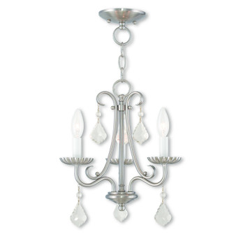 Daphne Three Light Mini Chandelier in Brushed Nickel (107|40873-91)