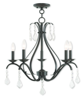 Caterina Five Light Chandelier in English Bronze (107|40845-92)