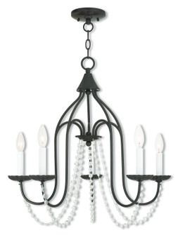 Alessia Five Light Chandelier in English Bronze (107|40795-92)