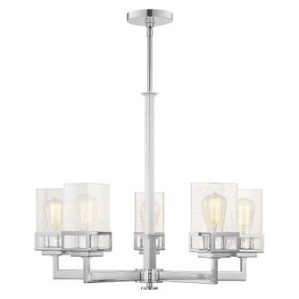 Harding Five Light Chandelier in Polished Chrome (107|40595-05)