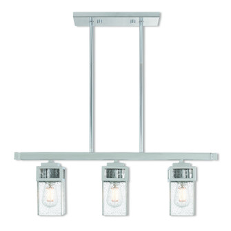 Harding Three Light Linear Chandelier in Polished Chrome (107|40593-05)