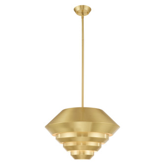 Amsterdam One Light Mini Pendant in Satin Brass (107|40402-12)