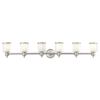 Middlebush Six Light Vanity in Brushed Nickel (107|40216-91)