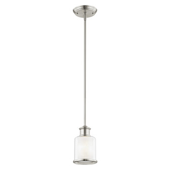 Middlebush One Light Mini Pendant in Brushed Nickel (107|40210-91)