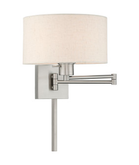 Swing Arm Wall Lamps One Light Swing Arm Wall Lamp in Brushed Nickel (107|40037-91)