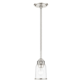 Lawrenceville One Light Mini Pendant in Brushed Nickel (107|40021-91)