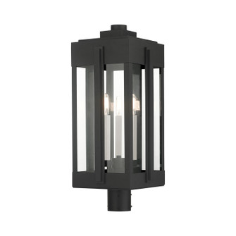Lexington Three Light Outdoor Post Top Lantern in Black (107|27717-04)
