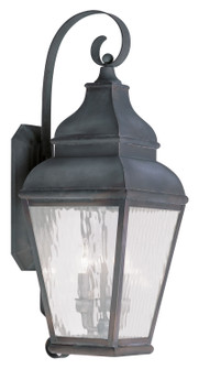Exeter Three Light Outdoor Wall Lantern in Charcoal (107|2605-61)