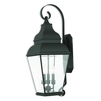 Exeter Three Light Outdoor Wall Lantern in Black (107|2593-04)
