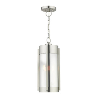 Sheridan Two Light Outdoor Pendant in Brushed Nickel (107|22385-91)