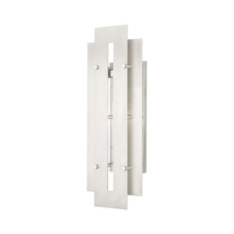 Utrecht One Light Outdoor Wall Lantern in Brushed Nickel (107|21773-91)