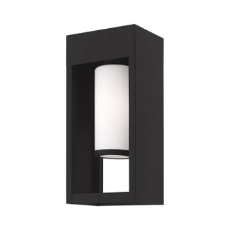 Bleecker One Light Outdoor Wall Lantern in Black (107|20982-04)