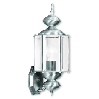 Outdoor Basics One Light Outdoor Wall Lantern in Brushed Nickel (107|2006-91)