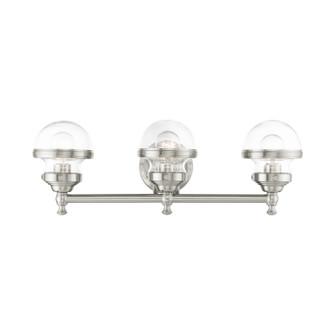 Oldwick Three Light Vanity in Brushed Nickel (107|17413-91)