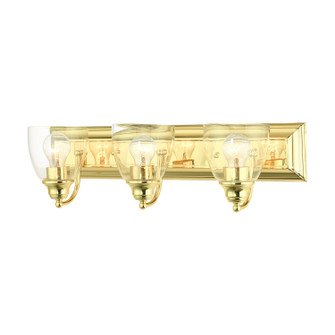 Birmingham Three Light Vanity in Polished Brass (107|17073-02)