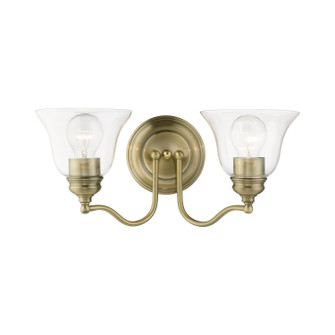 Moreland Two Light Vanity Sconce in Antique Brass (107|16932-01)