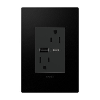 Adorne Tamper-Resistant Ultra-Fast USB Type-A/C Outlet in Graphite (246|ARTRUSB156ACG4)