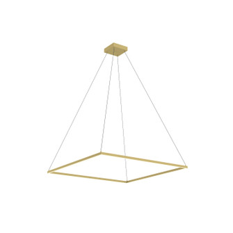 Piazza LED Pendant in Brushed Gold (347|PD88148-BG)