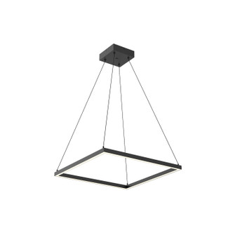 Piazza LED Pendant in Black (347|PD88124-BK)