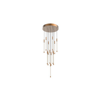 Motif LED Pendant in Brushed Gold (347|MP75113-BG)