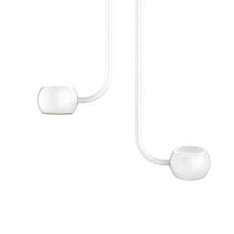 Flux LED Pendant in Gloss White (347|MP46608-GWH)