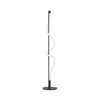 Cursive LED Floor Lamp in Black (347|FL95360-BK)